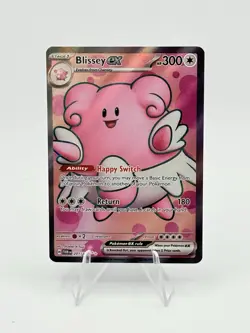Pokemon TCG Blissey EX Scarlet & Violet Twilight Masquerade Holo Card 201/167 - Image 1