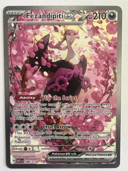 Fezandipiti ex 288/217 Ascended Heroes Special Illustration Rare Pokemon Card NM - Image 1