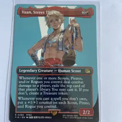 MTG: Vaan, Street Thief (Showcase) - Final Fantasy - Rare - 0390 NM - Image 1