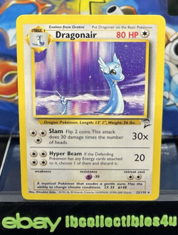 Dragonair - 22/130 - Pokemon Card Base Set 2 - 2000 WOYC Regular NM FREE SHIP - Image 1