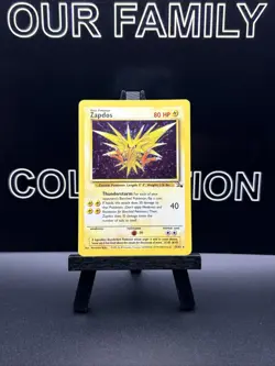 1999 Pokemon Base Set 016/102 Zapdos Holo Rare WOTC NM - Image 1