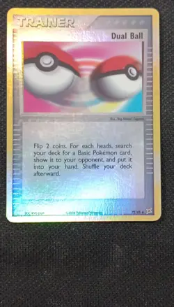 Dual Ball Reverse Holo EX Team Magma vs. Team Aqua 2004 Trainer Pokemon TCG - Image 1