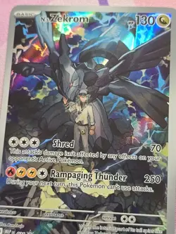 Pokemon N's Zekrom 031 31 Black star ME ETB Promo. NM - Image 2