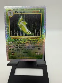Pokemon Metapod 54/110 WotC Legendary Collection Reverse Holo Uncommon MP - Image 1