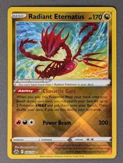 Pokemon TCG Radiant Eternatus Crown Zenith 105/159 Holo Radiant Rare - Image 1