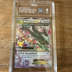 Pokemon M Rayquaza EX 76/108 2021 Celebrations TAG9 - Image 1
