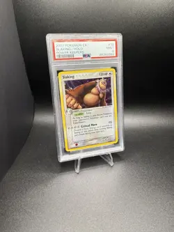 Pokemon Slaking 13/108 Power Keepers Holo PSA 9 - Image 1