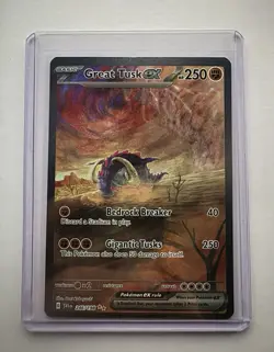 Great Tusk ex 246/198 Special Illustration Rare Scarlet & Violet Pokemon NM - Image 1