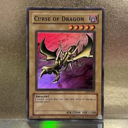 YuGiOh • Curse of Dragon • LOB-066 • Unlimited Holo Super Rare • MP - Image 1