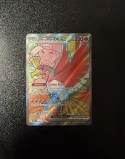 Ethan's Ho-Oh ex 209/182 Ultra Rare Destined Rivals Pokemon Near Mint - Image 1