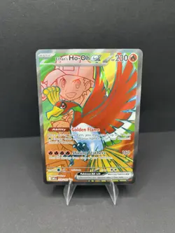 Ethan's Ho-Oh EX 209/182 S&V Destined Rivals Ultra Rare Full Art Pokemon TCG NM - Image 1