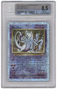 Pokemon 2002 Legendary Collection Mewtwo 29/110 Reverse Holo Rare BGS 8.5 - Image 1
