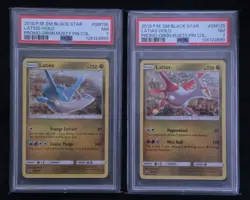 2018 Pokemon Black Star Promo Latias & Latios Holo PSA 7 Lot - (SM135 , SM136) - Image 1