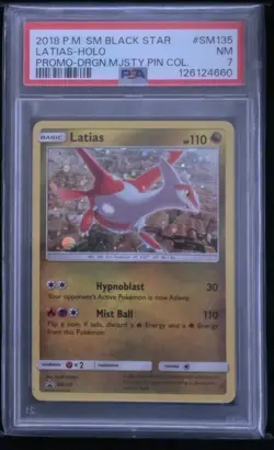 2018 Pokemon Black Star Promo Latias & Latios Holo PSA 7 Lot - (SM135 , SM136) - Image 3
