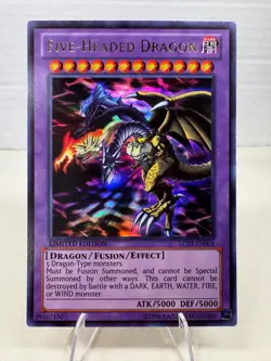 Yu-Gi-Oh! Five-Headed Dragon LC03-EN004 Limited Edition Legendary Collection LP - Image 1