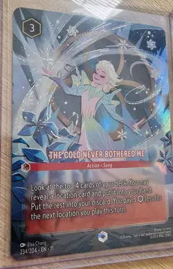 The Cold Never Bothered Me - Disney Lorcana - Winterspell - Enchanted 234/204 - Image 1