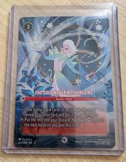 The Cold Never Bothered Me - Disney Lorcana - Winterspell - Enchanted 234/204 - Image 3