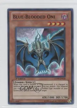 Blue-Blooded Oni 1st Ed. YuGiOh Generation Force #GENF-EN034 - Image 1