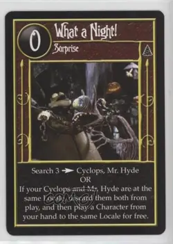 2005 The Nightmare Before Christmas Trading Card Game What a Night! - Image 1