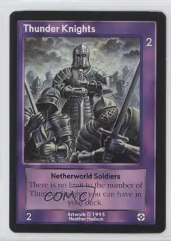 1995 Shadowfist Collectible Card Game Standard Thunder Knights - Image 1