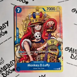 One Piece Card Game Monkey D Luffy P-043 2nd Anniversary Promo English - Image 1