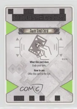 2007 The Eye of Judgement Battle Card Game Turn End Card - Image 1