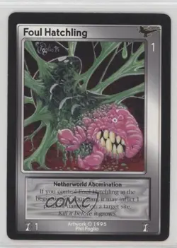 1995 Shadowfist Collectible Card Game Limited Foul Hatchling - Image 1