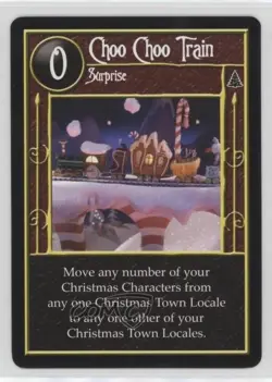 2005 The Nightmare Before Christmas Trading Card Game Choo Choo Train - Image 1