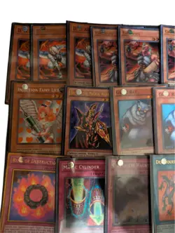 Yu-Gi-Oh Complete Goat Format Rock Warrior Complete 40 Card Deck With Deck Box - Image 1