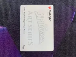 SPIDER-MAN, WEB-SLINGER ART CARD (GOLD-STAMPED SIGNATURE) 4 ART SERIES MTG NM/M - Image 2