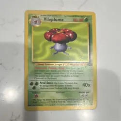 Pokemon TCG Vileplume Jungle 31/64 80 HP Rare Regular Unlimited English Card - Image 1