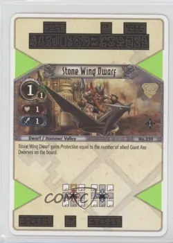 2007 The Eye of Judgement Battle Card Game Stone Wing Dwarf #039 - Image 1