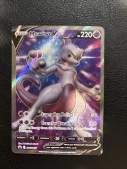 Mewtwo V SWSH229 Full Art Sword & Shield Promo Card Pokemon TCG - Image 1
