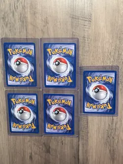 Pokemon TCG 5 Card Lt. Surge Lot #1 W/ 1st Edition + Holo + 2 Pikachu’s - Image 2