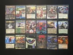Magic The Gathering Spiderman 63 Card Lot, Foils, Mythics and Rares. NM Unplayed - Image 2