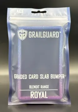 ROYAL Grail Guard BLUE & PURPLE Graded Card Slab Bumper Protector Case for ACE - Image 1