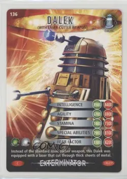 2006 Doctor Who: Battles in Time - Trading Card Game Exterminator Expansion #136 - Image 1