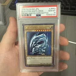 PSA 10 Gem Mint Blue-Eyes White Dragon SCB1-JPP01 Saikyo Card Battle US seller - Image 1