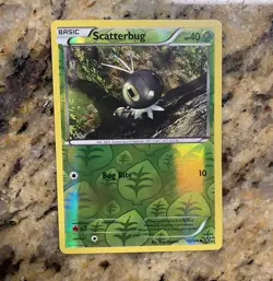 Scatterbug 15/146 XY Reverse Holo Pokemon TCG Card Common Basic English LP - Image 1