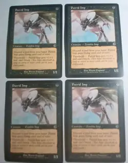 MTG Magic the Gathering Card NP - Putrid Imp X4 - Image 1
