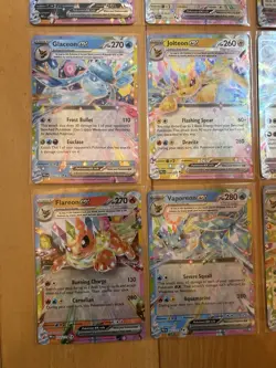 COMPLETE Eeveelution English EX 9 Card Set NM - Prismatic Evolutions - Image 5
