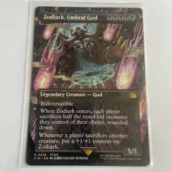 MTG: Zodiak, Umbral God (Borderless) - Final Fantasy - Rare - 0336 - NM - Image 1