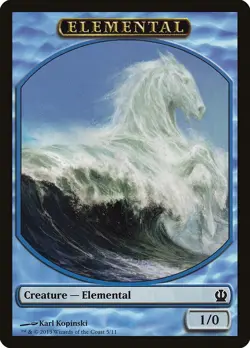 Elemental 1x TOKEN MtG ENGLISH Theros SP/NM - Image 1