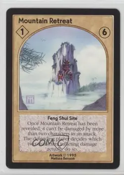 1995 Shadowfist Collectible Card Game Standard Mountain Retreat - Image 1
