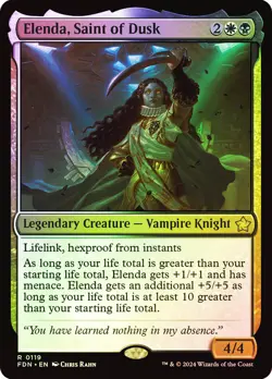 MTG FOIL Elenda, Saint of Dusk - Foundations #119 - Image 1