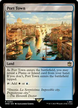 MTG Port Town - Doctor Who Commander #294 - Image 1