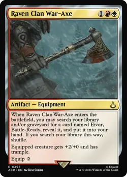 MTG Raven Clan War-Axe - Assassin's Creed #297 - Image 1