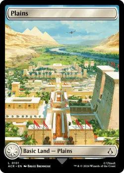 MTG Plains 101 Full Art - Assassin's Creed #101 - Image 1