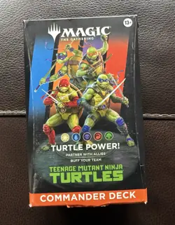 Magic the Gathering Teenage Mutant Ninja Turtles Turtle Power Commander Deck - Image 1