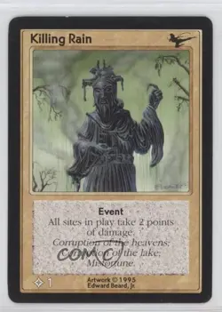 1995 Shadowfist Collectible Card Game Limited Killing Rain - Image 1